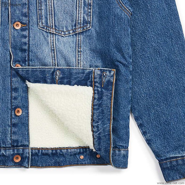CLINK｜BRIXTON CABLE SHERPA DENIM JACKET (WORM INDIGO)｜東京