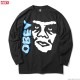 OBEY BASIC LONG SLEEVE TEE "THE CREEPER 2" (BLACK)