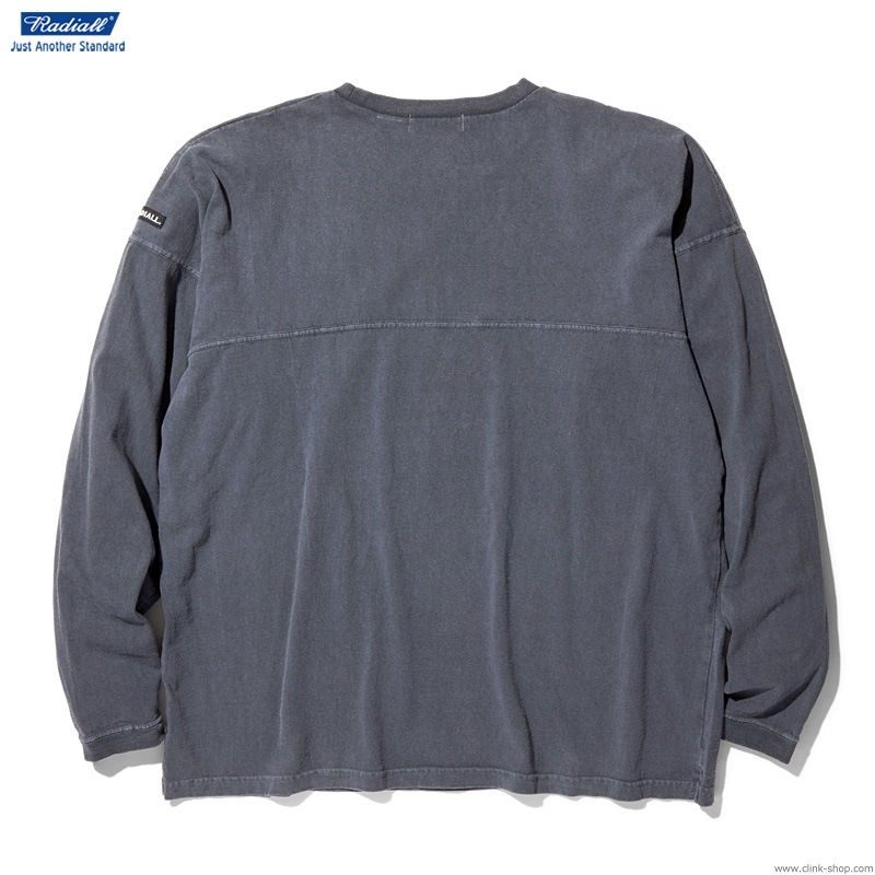 RADIALL EL CAMINO - CREW NECK T-SHIRT L/S (INK BLACK)