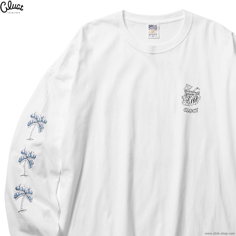 CLUCT BRAIN FREEZE L/S TEE W (WHITE) #04280