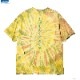 RADIALL MR.EASY - CREW NECK T-SHIRT S/S (YELLOW TIE-DIE) [RAD-22SS-TEE011]