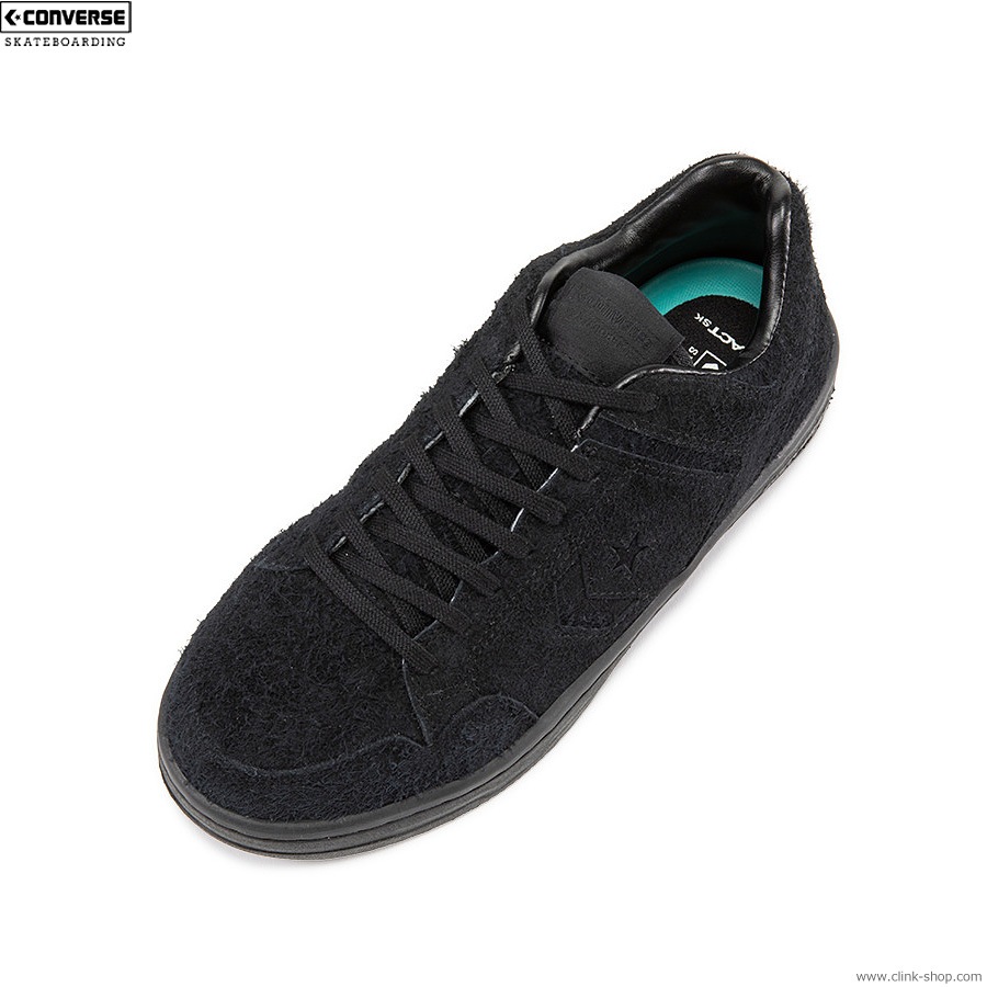 CONVERSE SKATEBOARDING "+ SERIES" WEAPON SK OX + (BLACK MONOCHROME)