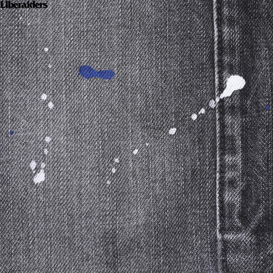 LIBERAIDERS DENIM CARGO PANTS (BLACK) #77709