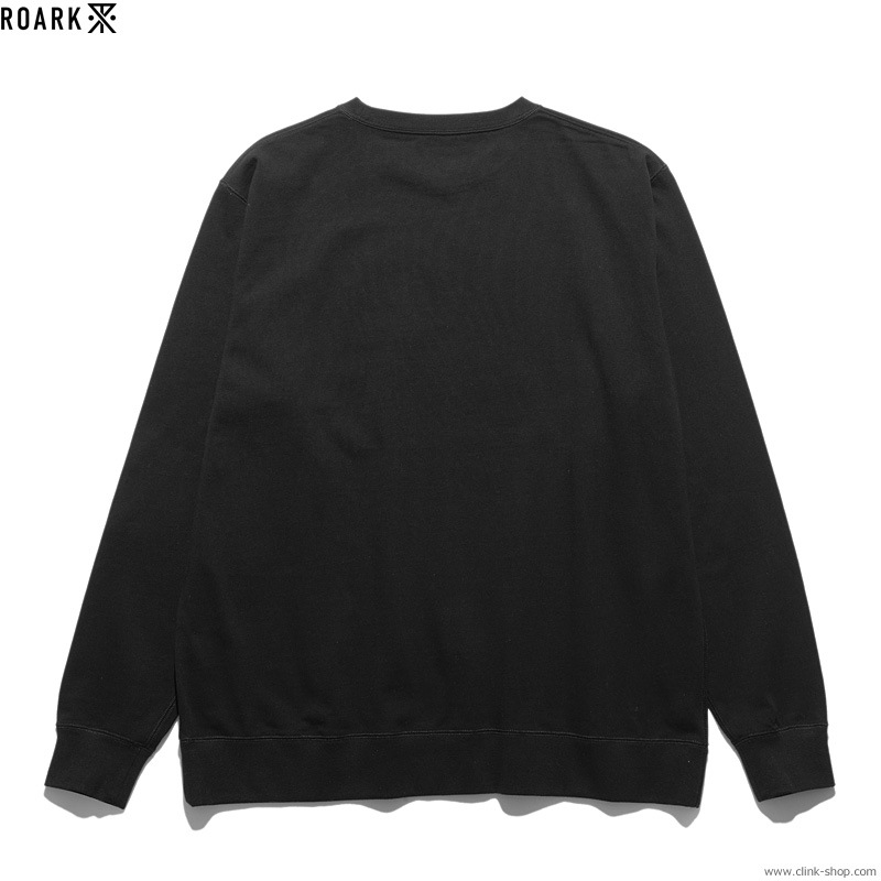 ROARK REVIVAL "BY STREET OR BY TRAIL" 9.3oz H/W L/S TEE (BLACK)