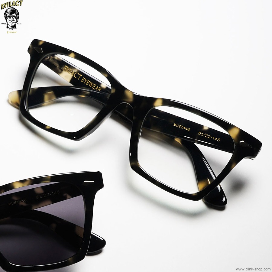 EVILACT EYEWEAR MUSTANG - BEIGE DALMATIAN/COLOR PHOTOCHROMIC SMOKE LENS [EAE24-21-06]