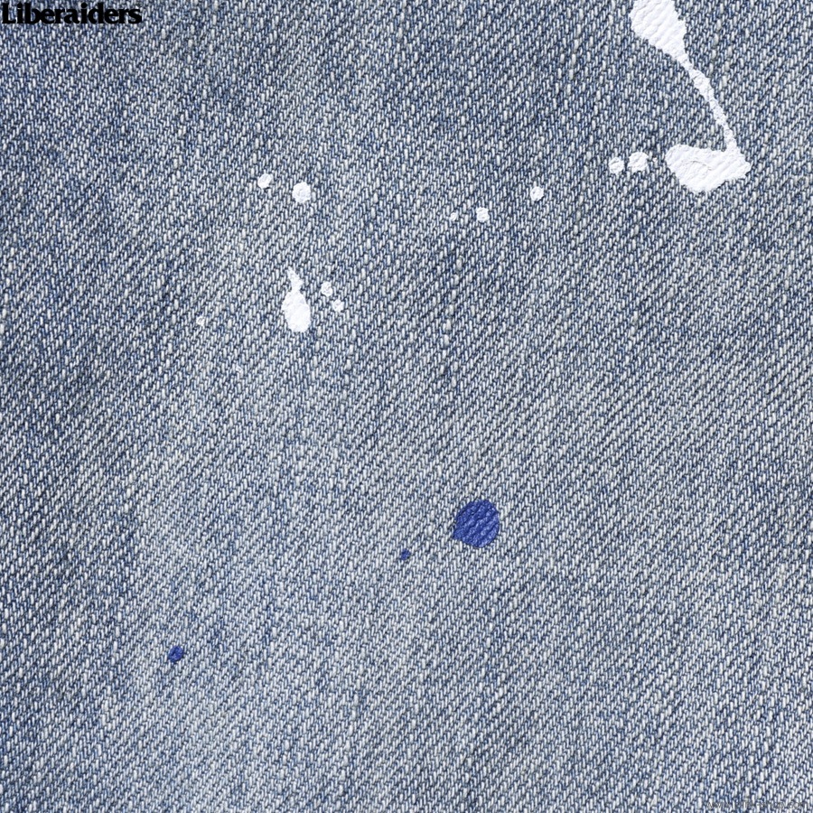 LIBERAIDERS DENIM CARGO PANTS (BLUE) #77709