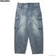 LIBERAIDERS DENIM CARGO PANTS (BLUE) #77709