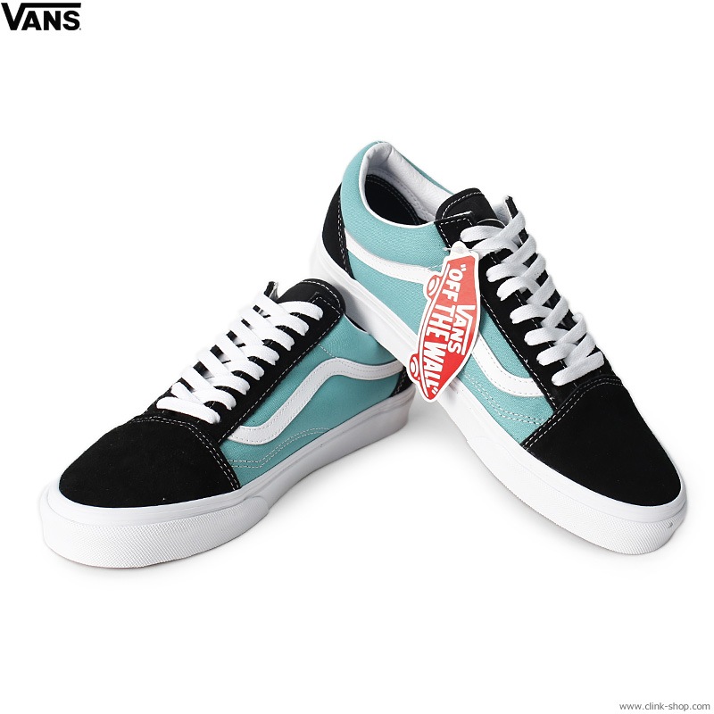 VANS OLD SKOOL BLACK/WATER (CLASSIC SPORT)