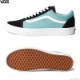 VANS OLD SKOOL BLACK/WATER (CLASSIC SPORT)