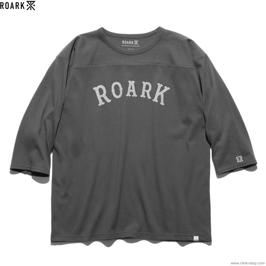 ROARK "MEDIEVAL LOGO" 3/4 SLEEVE TEE (GRAY)