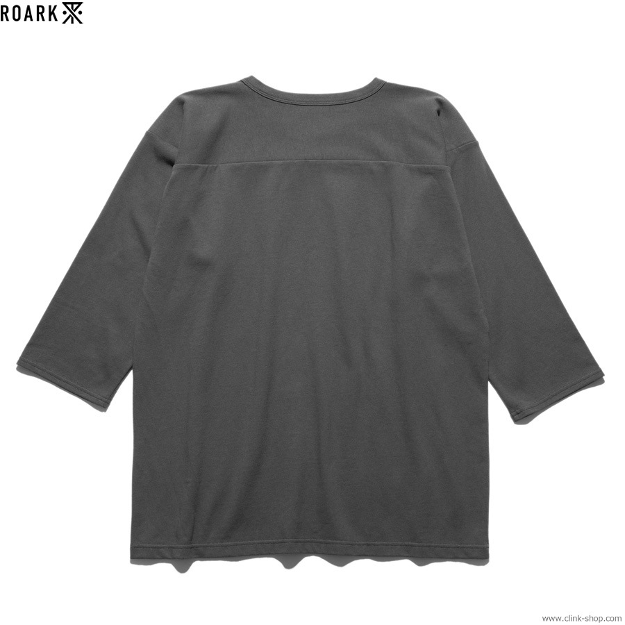 ROARK "MEDIEVAL LOGO" 3/4 SLEEVE TEE (GRAY)