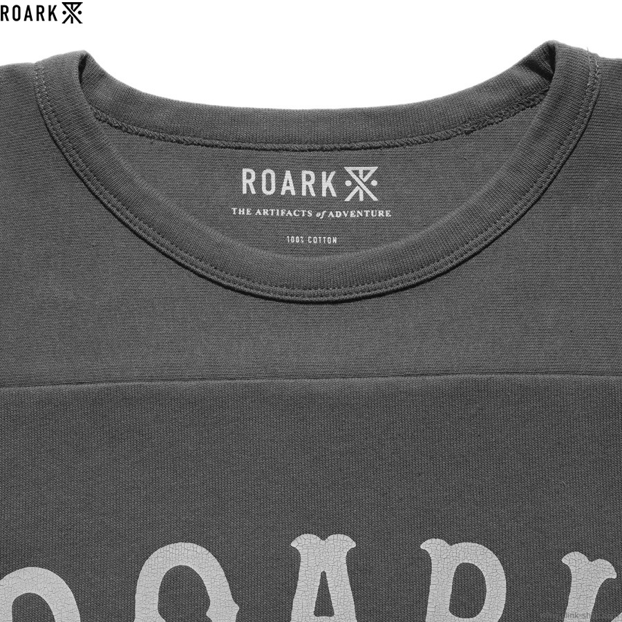 ROARK "MEDIEVAL LOGO" 3/4 SLEEVE TEE (GRAY)