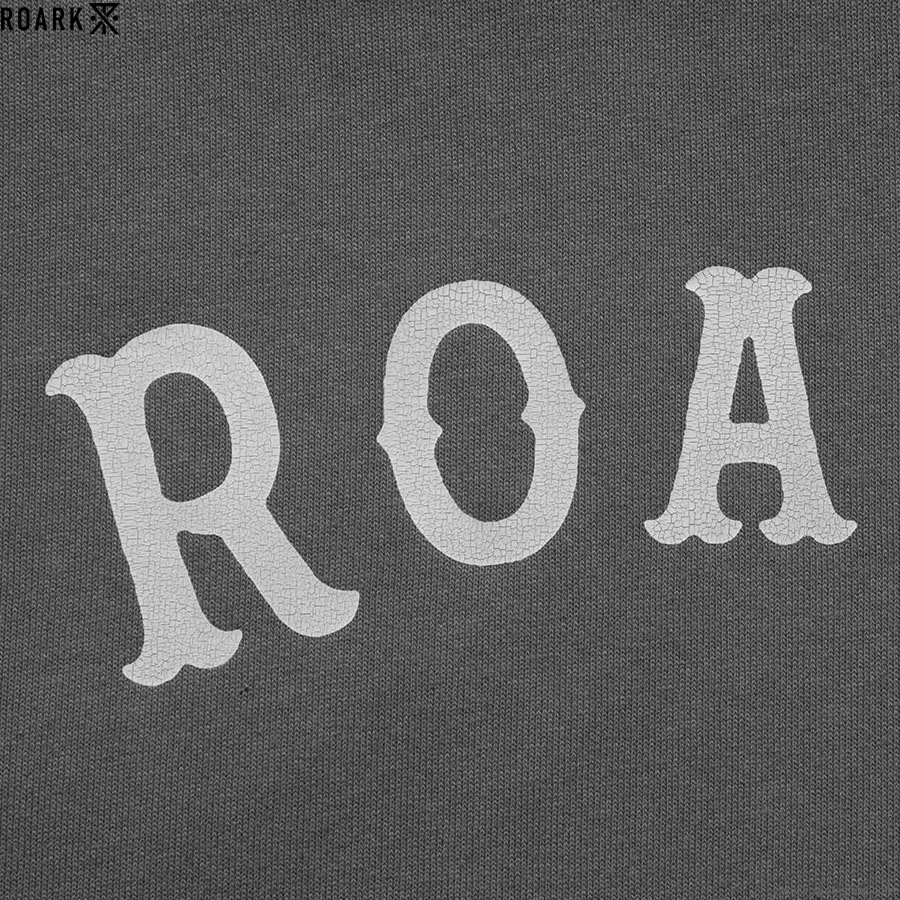 ROARK "MEDIEVAL LOGO" 3/4 SLEEVE TEE (GRAY)