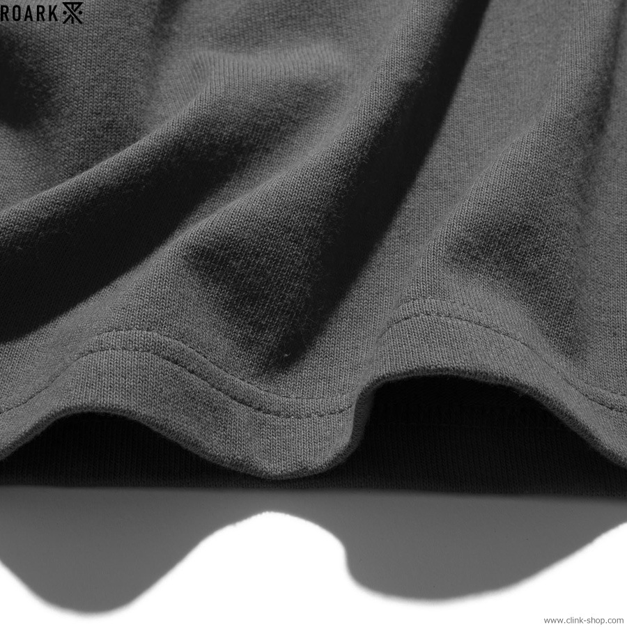ROARK "MEDIEVAL LOGO" 3/4 SLEEVE TEE (GRAY)