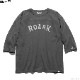 ROARK "MEDIEVAL LOGO" 3/4 SLEEVE TEE (GRAY)