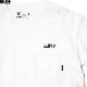 BLUCO POCKET TEE - Logo - (WHITE) [143-22-004]