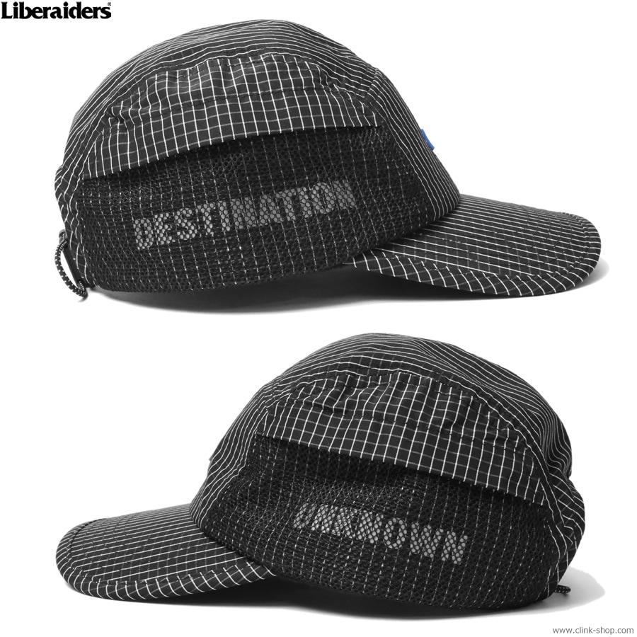 LIBERAIDERS GRID CLOTH CAP (BLACK) #70901