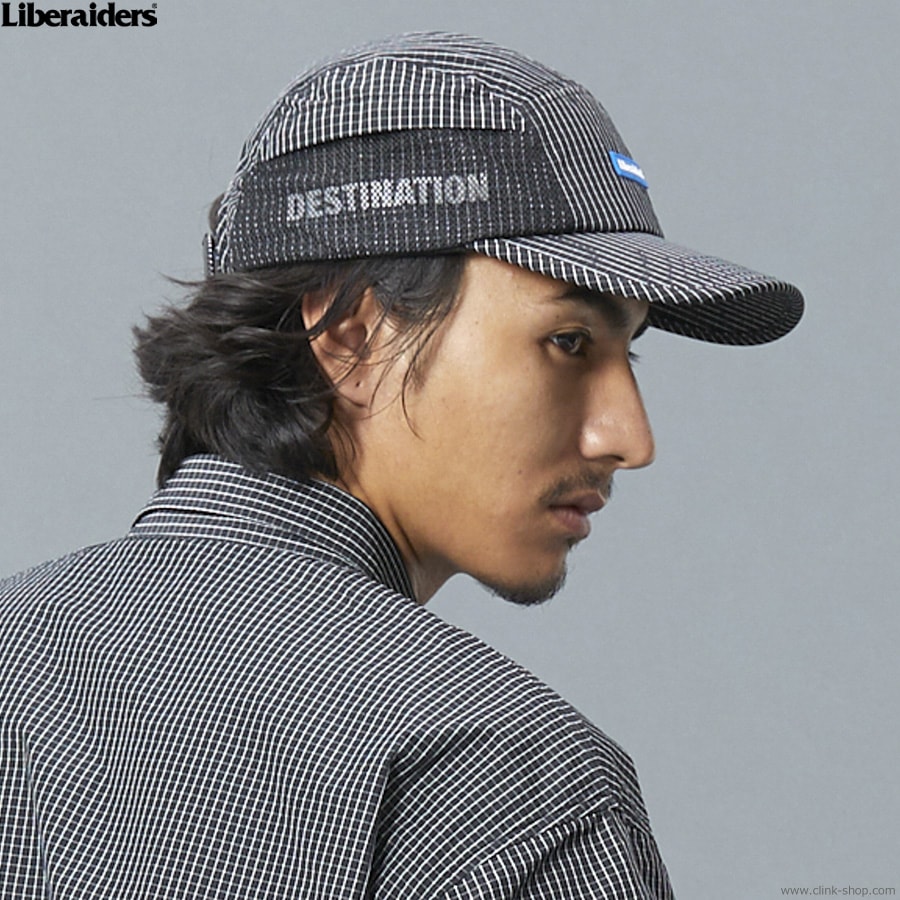 LIBERAIDERS GRID CLOTH CAP (BLACK) #70901