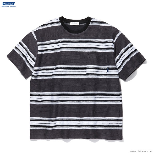 RADIALL CISCO - CREW NECK POCKET T-SHIRT S/S (COOL BLACK)