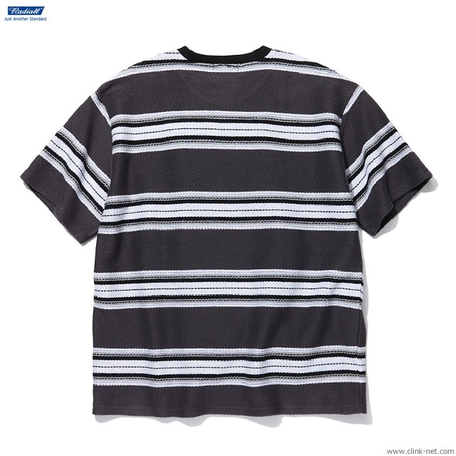 RADIALL CISCO - CREW NECK POCKET T-SHIRT S/S (COOL BLACK)