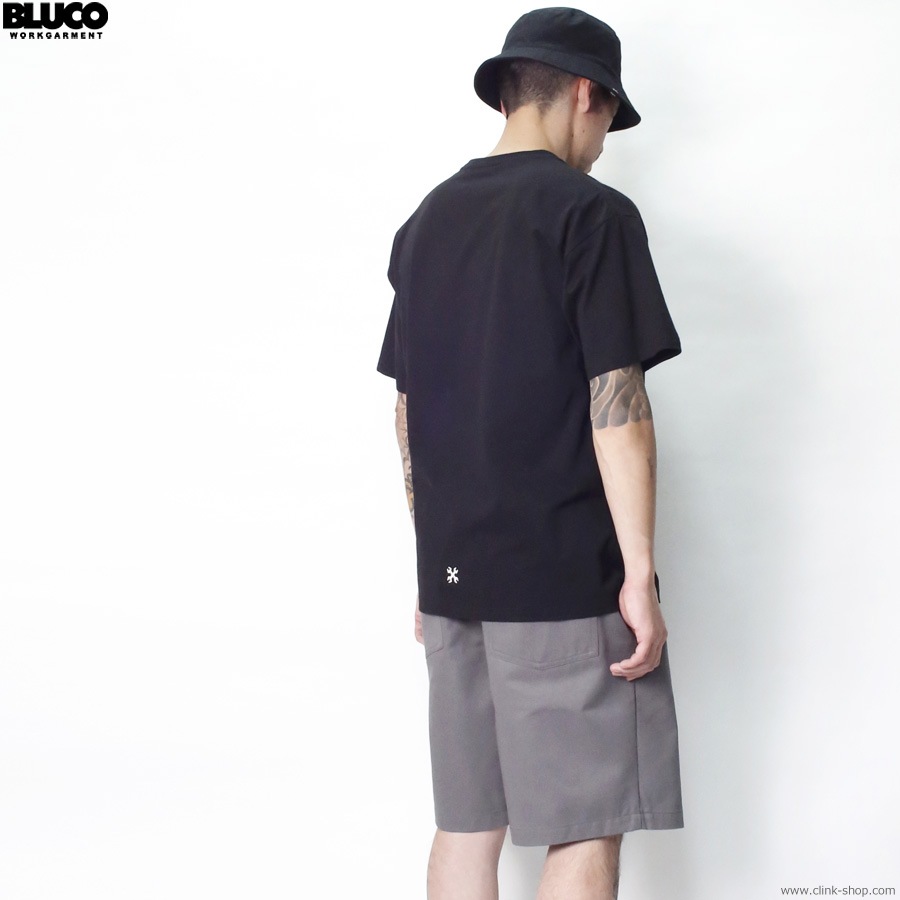 BLUCO POCKET TEE - Logo - (BLACK) [143-22-004]