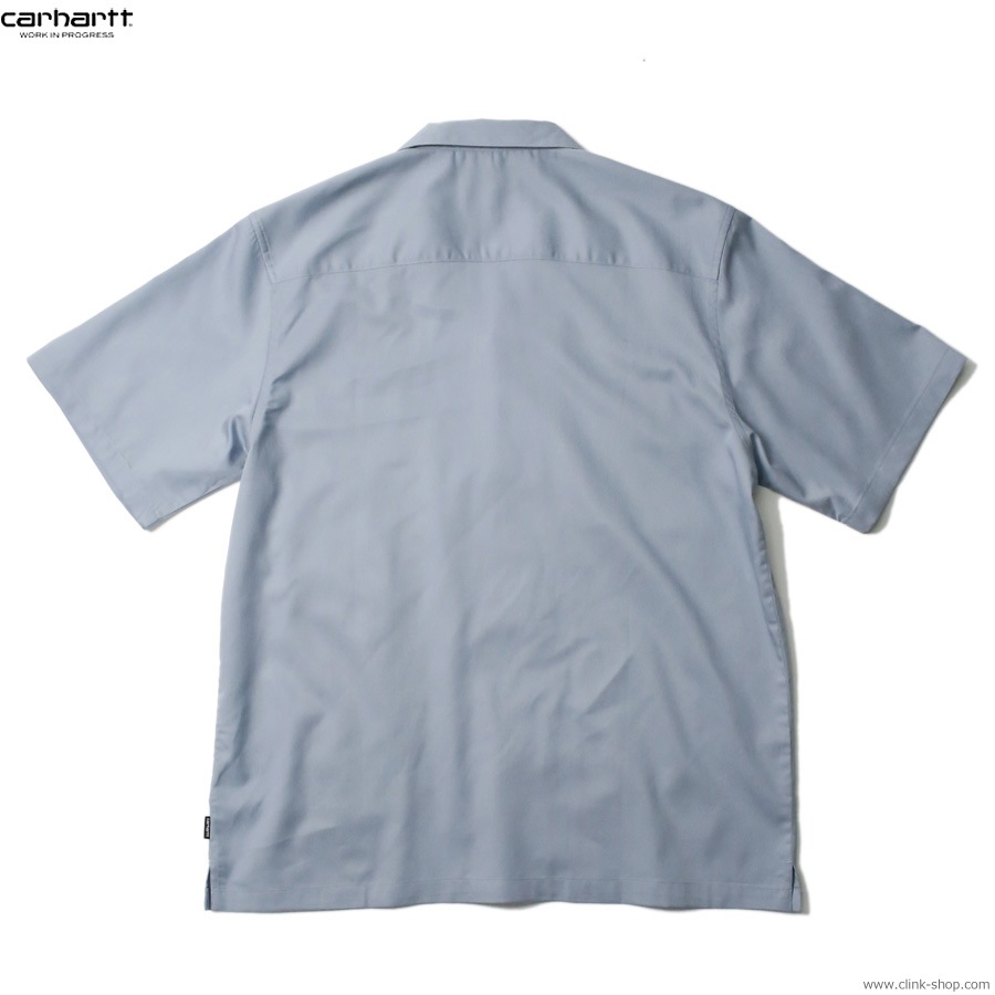 CARHARTT WIP S/S DURANGO SHIRT (FROSTED BLUE/BLACK)