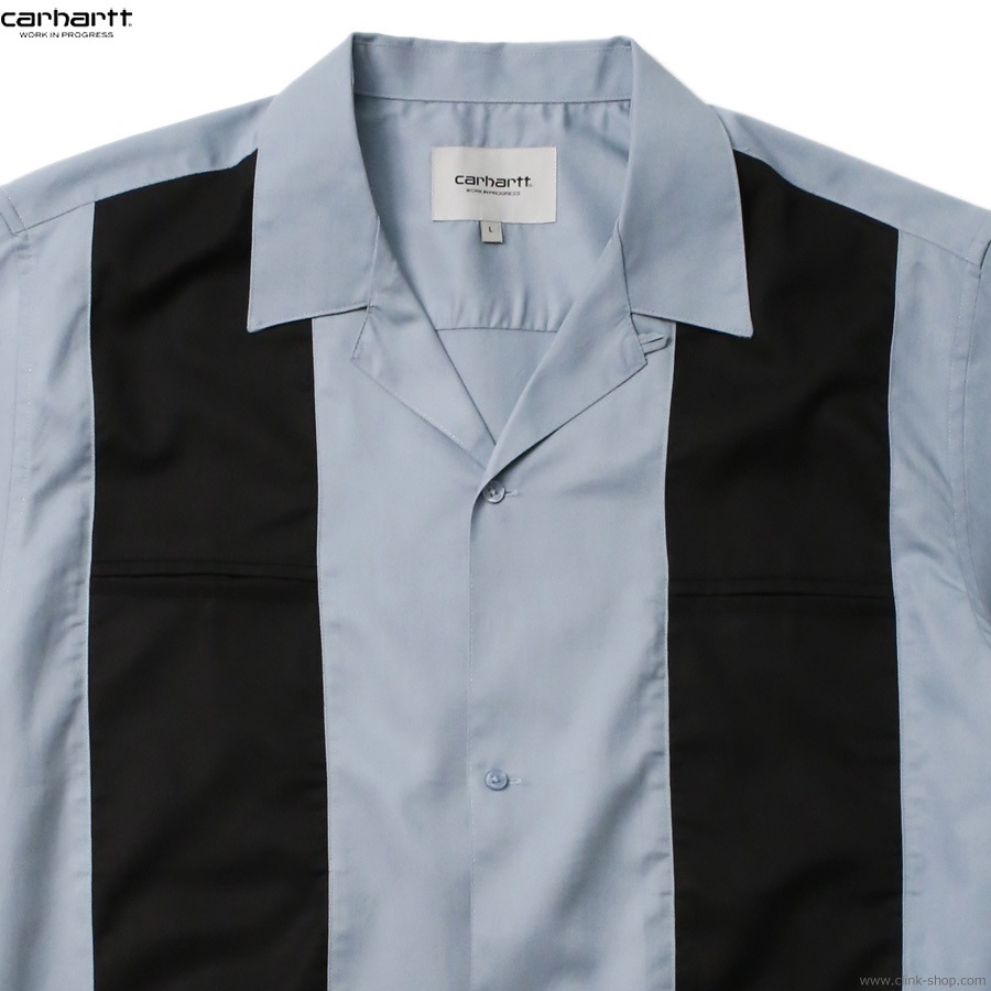 カーハート ボーリングシャツ ブラックピンク レーヨン carhartt WIP カーハート ボーリングシャツ ブラックピンク レーヨン carhartt