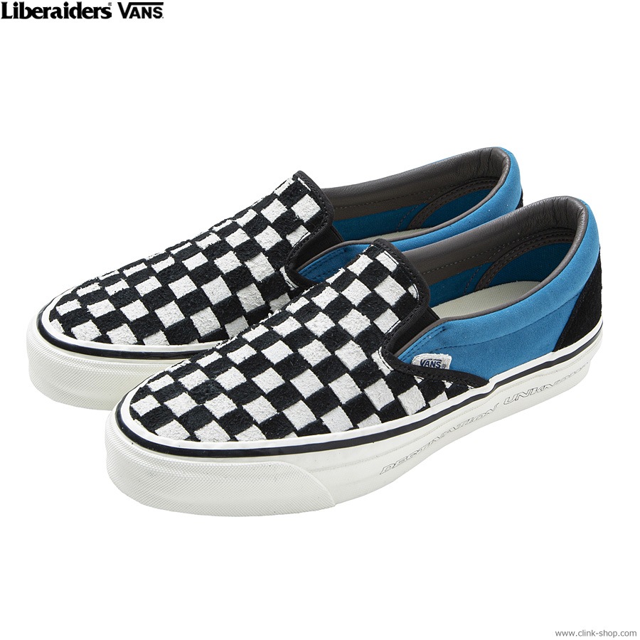 LIBERAIDERS  VANS SLIP-ON REISSUE 83 - LX LIBERAIDERS BLUE / MARSHMALLOW #74901