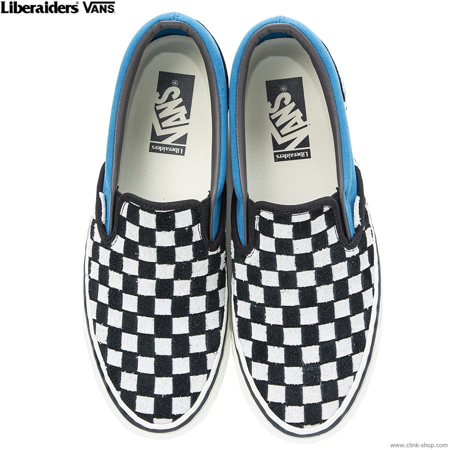 LIBERAIDERS  VANS SLIP-ON REISSUE 83 - LX LIBERAIDERS BLUE / MARSHMALLOW #74901