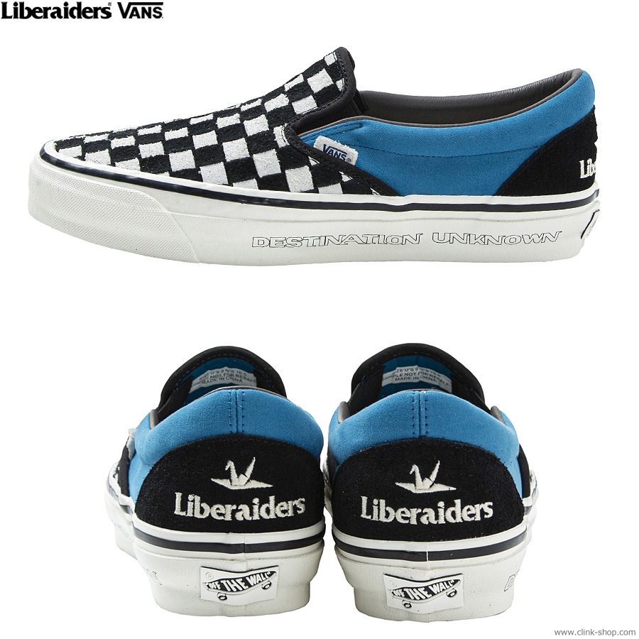 LIBERAIDERS  VANS SLIP-ON REISSUE 83 - LX LIBERAIDERS BLUE / MARSHMALLOW #74901