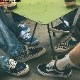 LIBERAIDERS  VANS SLIP-ON REISSUE 83 - LX LIBERAIDERS BLUE / MARSHMALLOW #74901