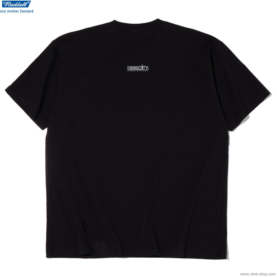 RADIALL RIDDIM - CREW NECK T-SHIRT S/S (BLACK) [RAD-25SS-TEE014]