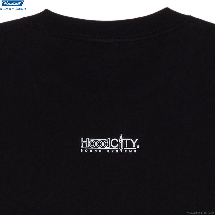 RADIALL RIDDIM - CREW NECK T-SHIRT S/S (BLACK) [RAD-25SS-TEE014]