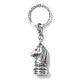 CLUCT HORSE CAPSULE KEY RING (SILVER) #02618