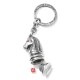 CLUCT HORSE CAPSULE KEY RING (SILVER) #02618