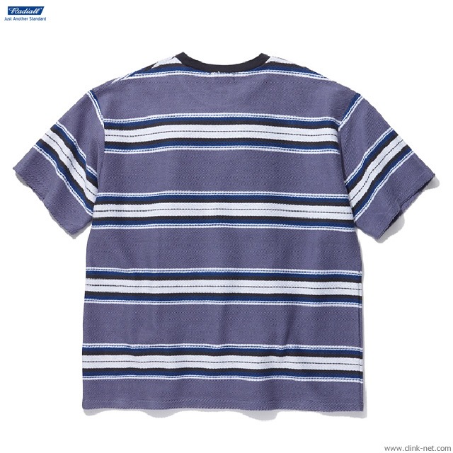 RADIALL CISCO - CREW NECK POCKET T-SHIRT S/S (PURPLE HAZE)