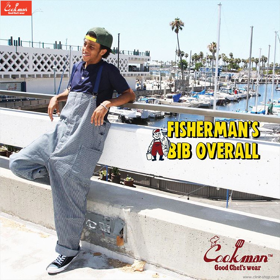 COOKMAN FISHERMAN'S BIB OVERALL HICKORY