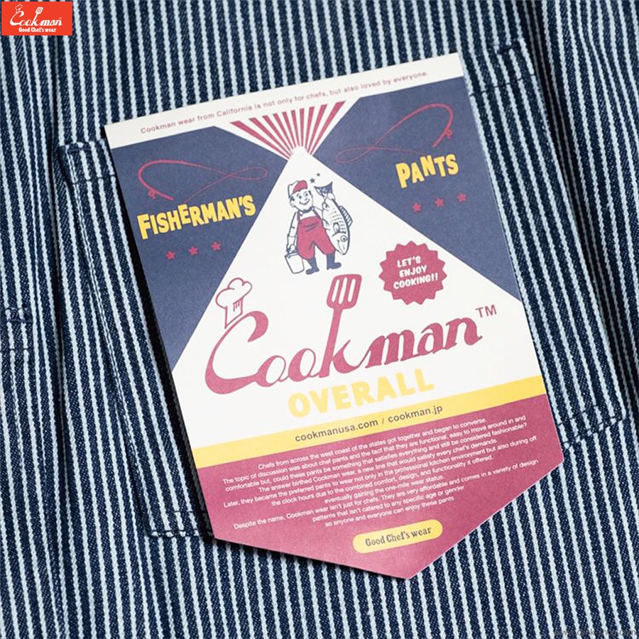 COOKMAN FISHERMAN'S BIB OVERALL HICKORY