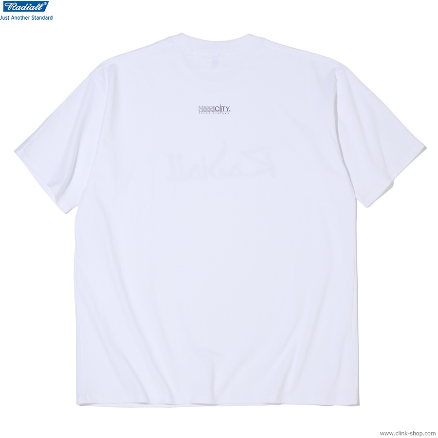 RADIALL RIDDIM - CREW NECK T-SHIRT S/S (WHITE) [RAD-25SS-TEE014]