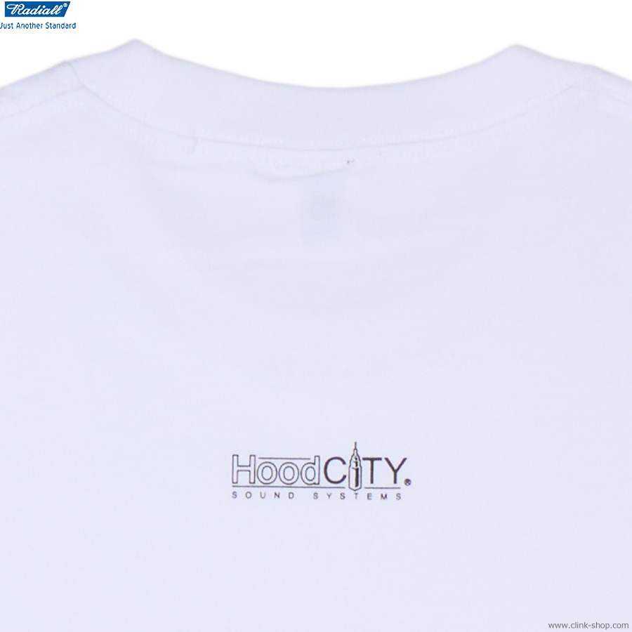 RADIALL RIDDIM - CREW NECK T-SHIRT S/S (WHITE) [RAD-25SS-TEE014]