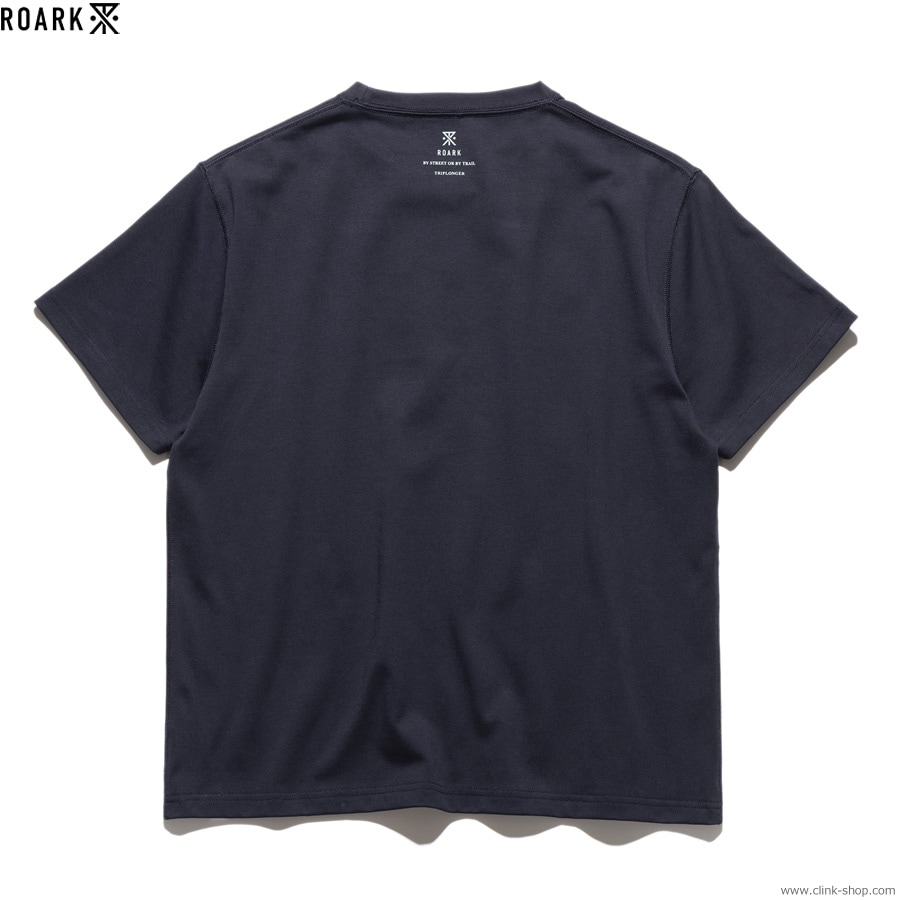 ROARK "MEDIEVAL LOGO" 14oz H/W TEE (DARK NAVY)