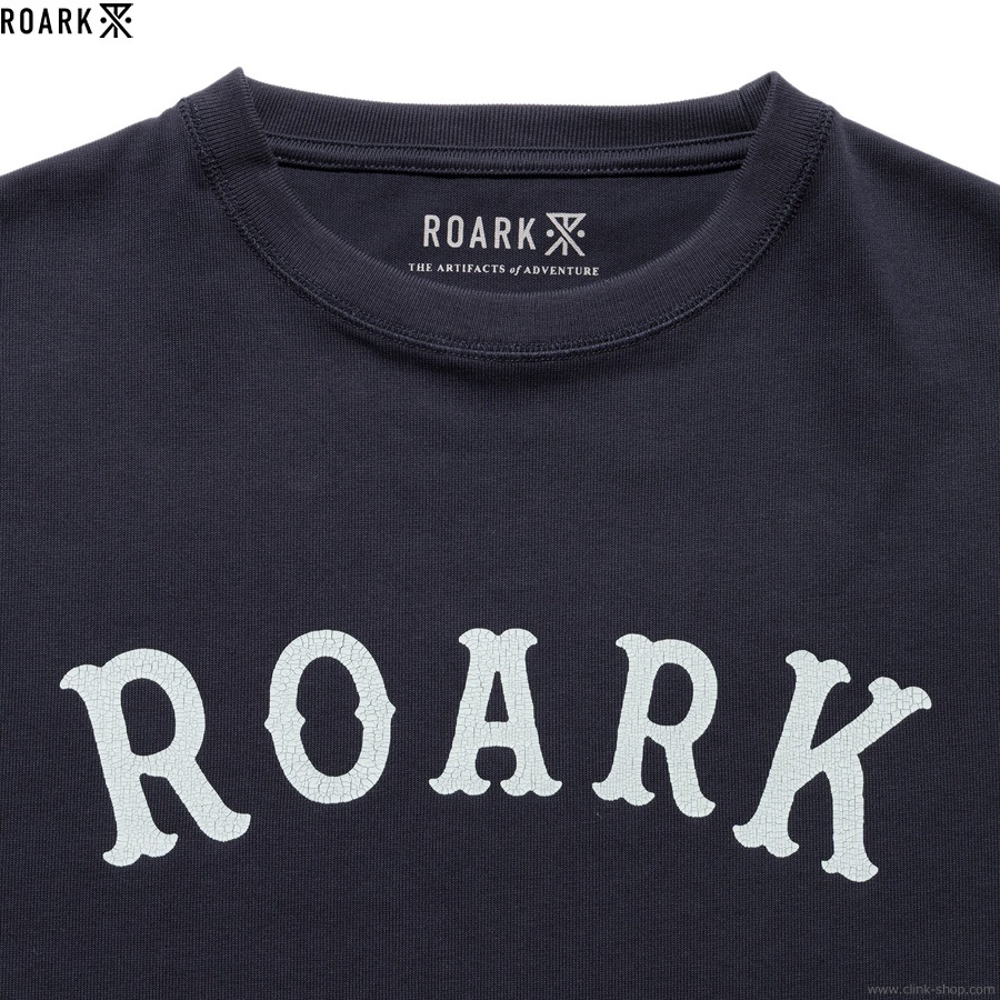 ROARK "MEDIEVAL LOGO" 14oz H/W TEE (DARK NAVY)