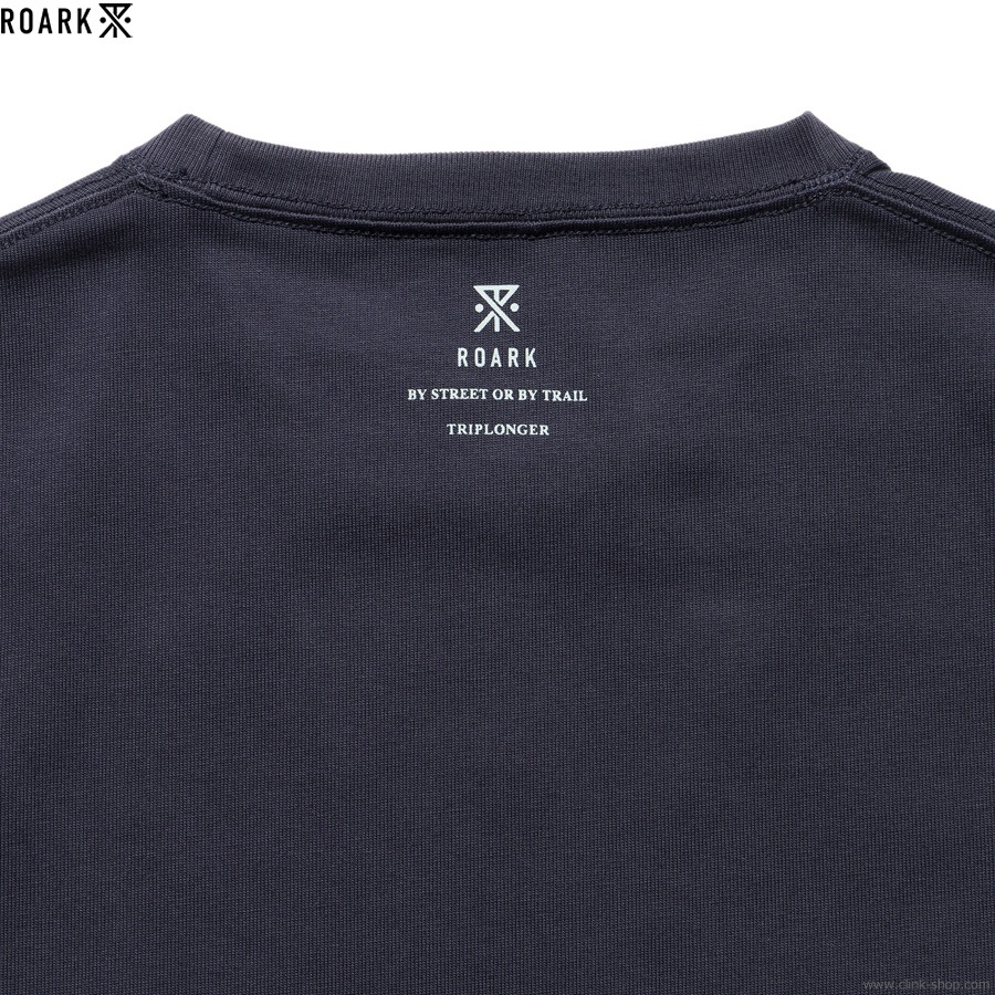 ROARK "MEDIEVAL LOGO" 14oz H/W TEE (DARK NAVY)