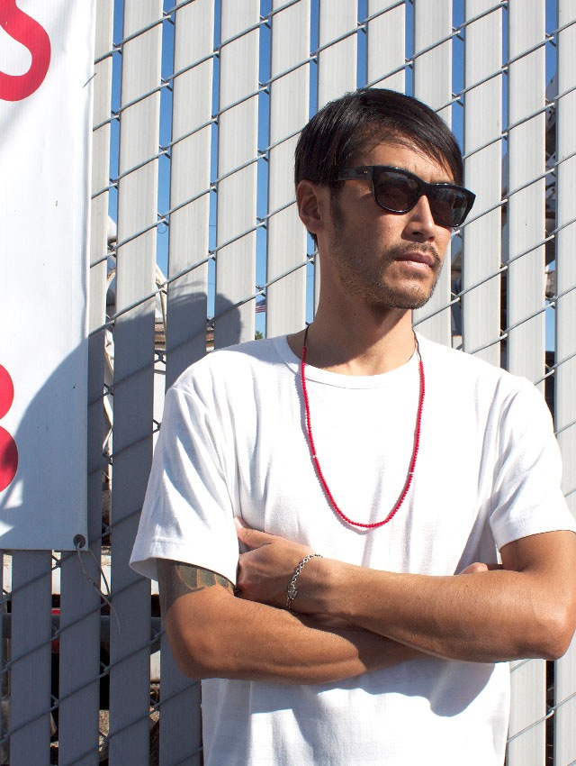 CLUCT BEADS NECKLACE (RED) #02385