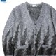 RADIALL COSMIC CHARLIE - CARDIGAN SWEATER L/S (GRAY) [RAD-22AW-KNIT001]