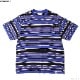 CARHARTT WIP S/S LAFFERTY T-SHIRTS (LAFFERTY STRIPE/LAZURITE)