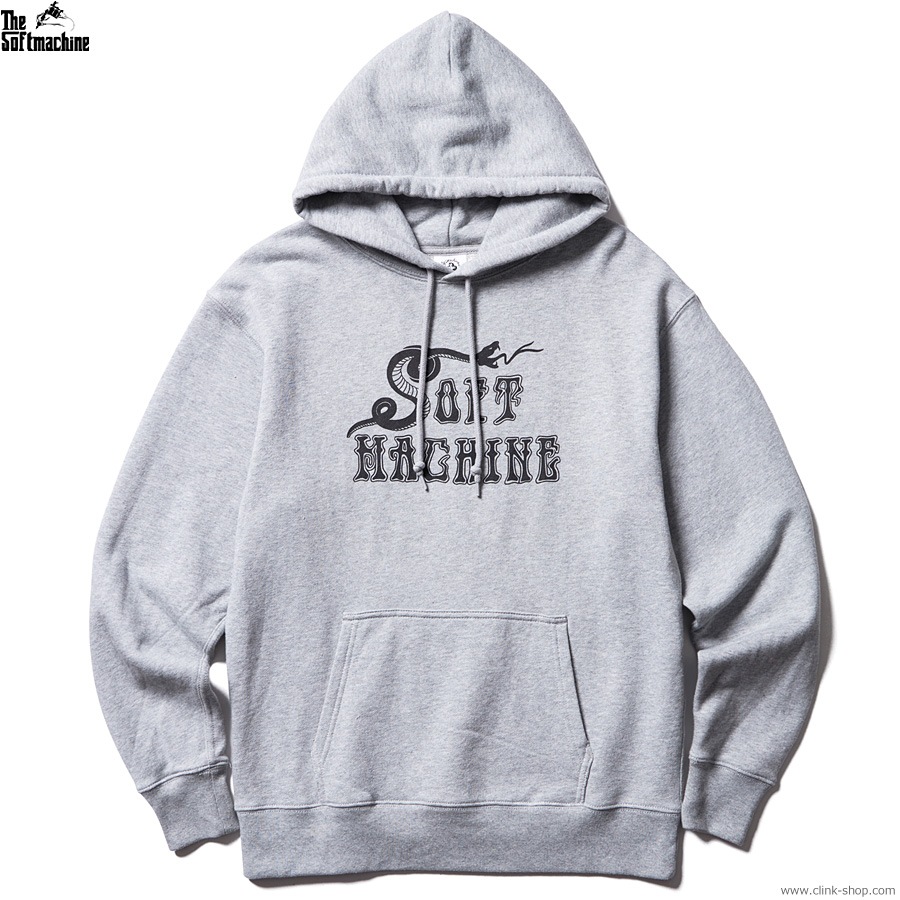 SOFTMACHINE SNAKE LOGO HOODED (GRAY)