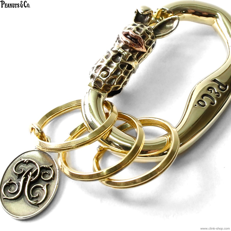 PEANUTS & CO. CARABINER BUNNY PEANUTS (BRASS��COPPER)