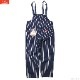 COOKMAN FISHERMAN'S BIB OVERALL STRIPE NAVY