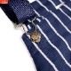 COOKMAN FISHERMAN'S BIB OVERALL STRIPE NAVY